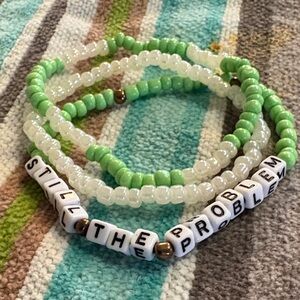 Still the Problem stretch bracelet
